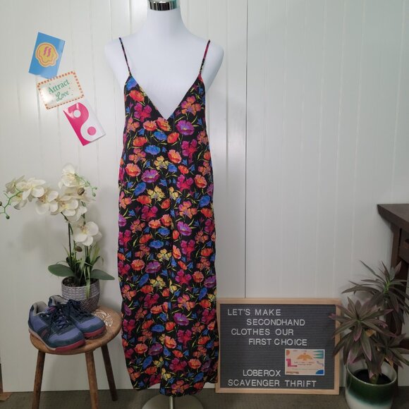 Topshop Multi-Color Poppy Floral 90s Artgirl Quirky Cropped Wide-leg Jumpsuit - Picture 2 of 9